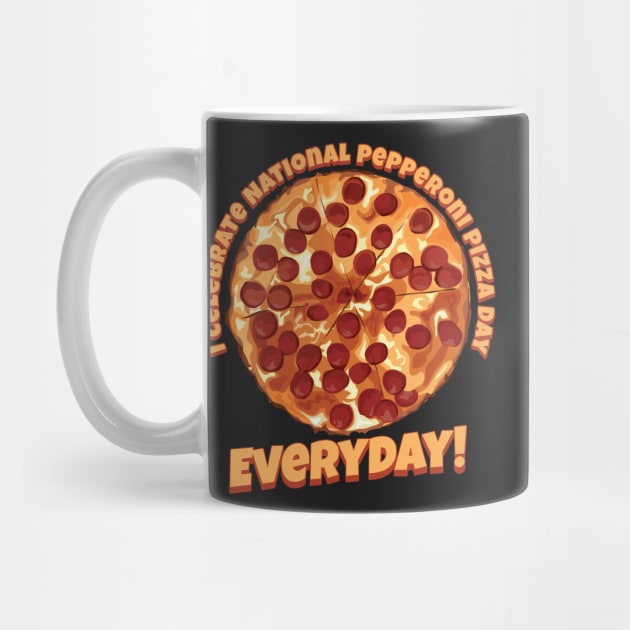 National Pepperoni Pizza Day by HolidayBug